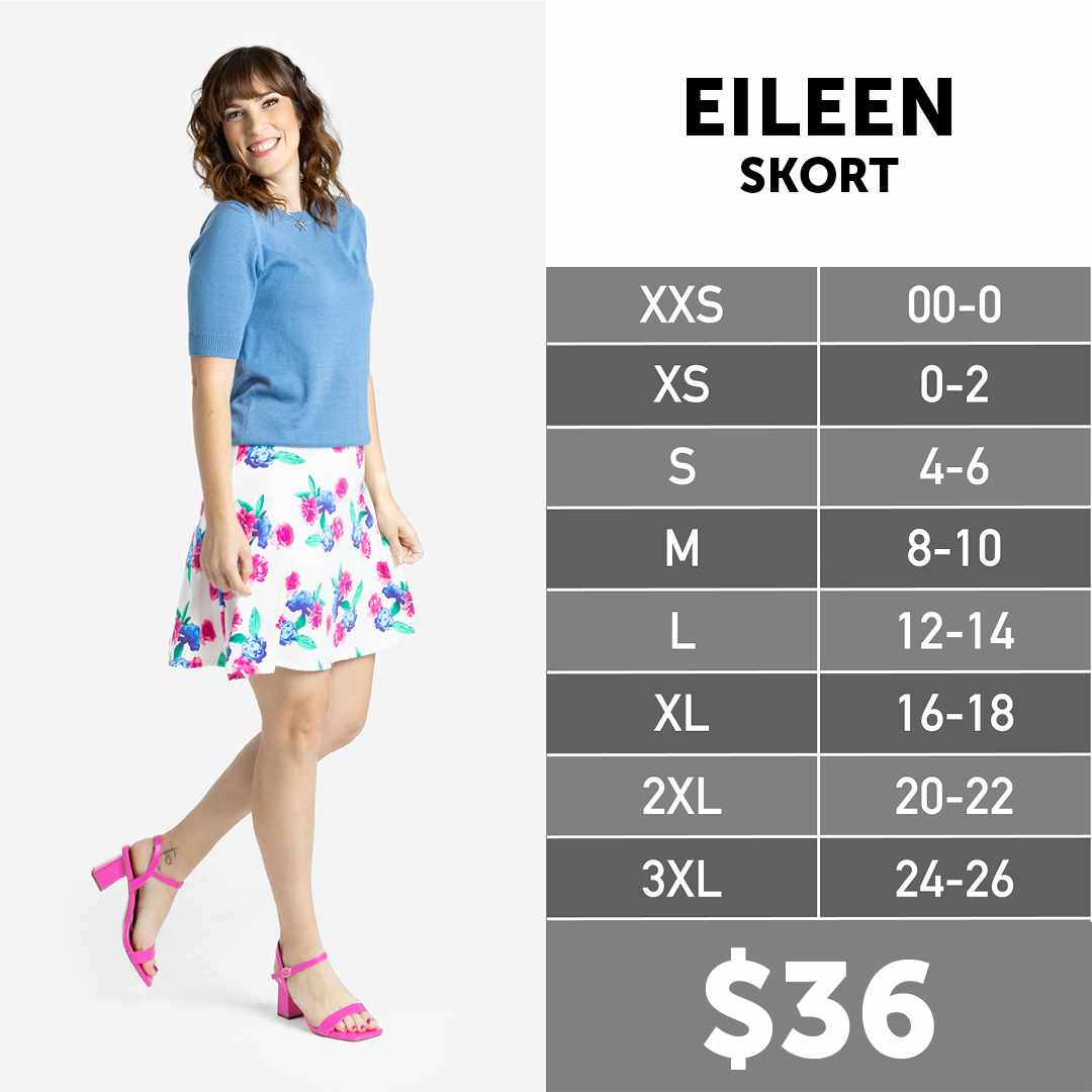 Eileen Size Chart